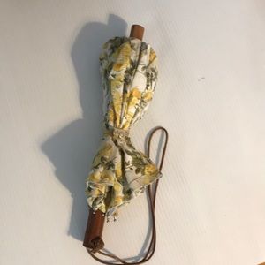 Vintage yellow floral umbrella